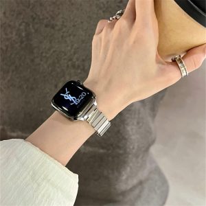Alternative view of apple watch バンド キラキラ アップル ウォッチ バンド 金属 apple watch シルバー バンド アップル ウォッチ バンド 女性 人気 apple watch バンド メタル