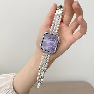 アップル ウォッチ バンド レディース かわいい アップル ウォッチ バンド 蒸れ ない apple watch バンド キラキラ チェーン