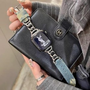 Alternative view of apple watch バンド チェーン デニム アップル ウォッチ バンド かわいい apple watch バンド かっこいい アップル ウォッチ バンド ブランド 風 蒸れ ない