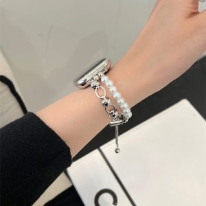 アップル ウォッチ バンド ハイ ブランド apple watch ブレスレット アップル ウォッチ バンド パール apple watch バンド 女性 アップル ウォッチ バンド かわいい