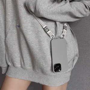 Alternative view of iphone14/13ケース 肩掛け iphone12/12プロケース 韓国 流行り スマホケース 斜めがけ iphone11/11pro 頑丈 iphone xs max ケース ショルダー