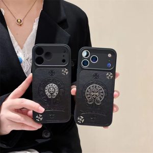 クロム ハーツ iphone17/17pro ケース iphone16/16plus ケース ブランド 人気 iphone15/14ケース 海外セレブ メンズ iphoneケース 韓国アイドル iphoneケース かっこいい お揃い