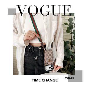 Alternative view of ヴィトン iphone17/17pro ケース スマホショルダー メンズ おしゃれ iphoneケース 斜めがけ ブランド ハイ ブランド iphone16/16proケース gucci風 iphone15/14ケース カード ケース 付き