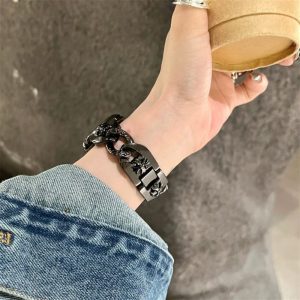 Alternative view of アップル ウォッチ バンド クロム ハーツ 風 apple watch バンド シルバー ストリート アップル ウォッチ バンド チェーン chrome hearts アップル ウォッチ バンド ブランド メンズ レディース