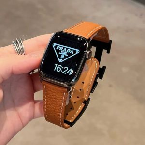 Alternative view of アップルウォッチ バンド エルメス風 apple watch バンド 高級ブランド メンズ/レディース アップルウォッチ バンド マグネット レザー apple watch 革バンド 高級 アップルウォッチ ベルト 女性 おすすめ
