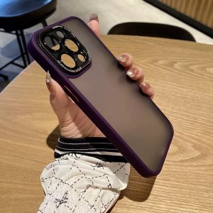 iphone16/15/14/13/12ケース おしゃれ メンズ シンプル ポリカーボネート スマホケース 半透明 iphone16pro/13pro/12proケース 耐久性 iphone16プロマックス/14プロマックス ケース カメラ 保護 iphoneケース カッコいい