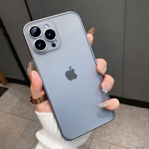 Alternative view of iphone15/15pro/14/14pro ケース 透明 黄 ば ま ない iphone13 ブルー に 合う ケース アルミ iphoneケース オシャレ メンズ iphone13pro ブラック に 合う ケース iphone12/11 ケース 個性的