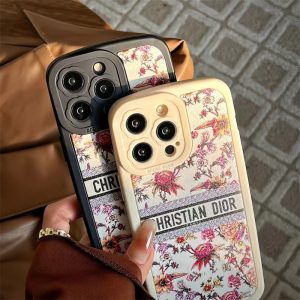 Alternative view of dior 携帯ケース iphoneケース ディオール風 iphone17/16pro ケース ハイ ブランド iphoneケース 花柄 ブランド iphone15/14/13 ケース おそろい カップル おすすめ
