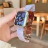 [バンド+保護ケース]apple watch バンド 可愛い 大理石 アップル ウォッチ バンド レディース apple watch バンド 蒸れない アップル ウォッチ キラキラ バンド
