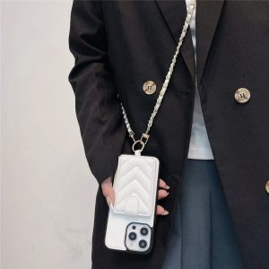 Alternative view of スマホ ショルダー 財布 iphone15/14/14pro ケース ショルダー iphone13/13pro ケース カード 収納 iphoneケース 赤/ピンク スマホ 肩掛け iphoneケース 人気女子