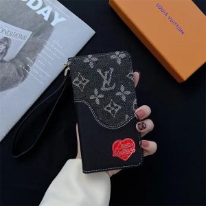 Alternative view of ヴィトン風 iphone17 ケース 手帳 型 ブランド ヴィトンスマホケース 手帳型 iphoneケース 人気ブランド 女子 手帳型 カード 収納 アイフォン 16/15/14 プロ ケース ハイ ブランド