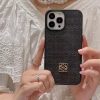 iphone17/16pro ケース ロエベ loewe アナグラム iphone15/15pro ケース レザー iphone ケース メンズ ブランド アイフォン14/14pro ケース おしゃれ iphone13 ケース ハイブランド