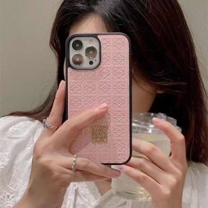 Alternative view of iphone17/16pro ケース ロエベ loewe アナグラム iphone15/15pro ケース レザー iphone ケース メンズ ブランド アイフォン14/14pro ケース おしゃれ iphone13 ケース ハイブランド