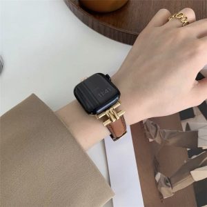 アップル ウォッチ バンド 韓国 apple watch7/8 バンド 本革 apple watch バンド 女性 40mm/42mm時計ベルト おしゃれ 茶色 ネイビー