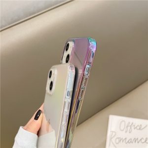 Alternative view of iphone14pro/14plus ケース オーロラ iphone14/13 ケース 透明 おしゃれ iphone13mini/12miniケース クリア 頑丈 iphone11/11pro ケース グラデーション ハードケース スマホ