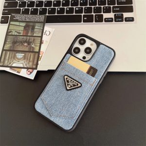 Alternative view of iphone17 ケース プラダ iphoneケース お揃い ブランド iphone17pro ケース ハイ ブランド Iphone16/16pro スマホケース デニム prada アイフォンケース iphoneケースおしゃれ海外