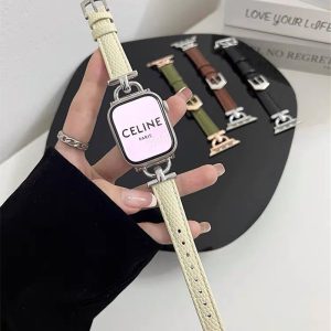 アップル ウォッチ バンド レザー apple watch バンド 細め 本革 女性 アップル ウォッチse/7/8バンド おすすめ 41mm/45mm