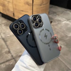 iphone17/16pro チュラルチタニウム/ネイビー に 合う ケース magsafe iphone15/14pro ケース マグセーフ iphoneケース モテる メンズ スマホケース 人気 高校生 カメラ 保護