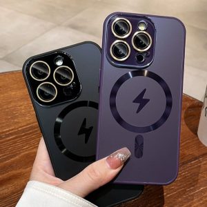 Alternative view of iphone17/16pro チュラルチタニウム/ネイビー に 合う ケース magsafe iphone15/14pro ケース マグセーフ iphoneケース モテる メンズ スマホケース 人気 高校生 カメラ 保護