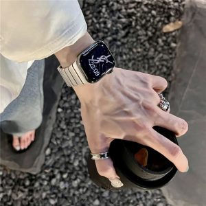 「保護ケース付き」apple watch バンド 高級ブランド 風 アップル ウォッチ バンド シルバー apple watch バンド ビジネス アップル ウォッチ バンド ケース apple watch バンド メタル