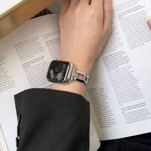 Alternative view of アップル ウォッチ ブレスレット 女性 人気 apple watch バンド 夏 アップル ウォッチ バンド 蒸れ ない apple watch バンド チェーン ゴールド/シルバー/ピンクゴールド