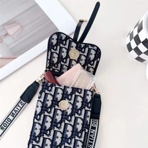 ディオール スマホ ショルダー dior オブリーク スマホバッグ ブランド ミニ バッグ ハイ ブランド  ディオール 風 バッグ