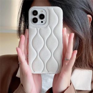 Alternative view of ベルベット iphone14/14plusケース 韓国 iphone14pro/13proケース おしゃれ iphone12/12プロマックスケース人気女子 スマホケース 流行 ふわふわ