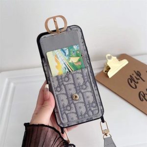 Alternative view of アイフォン 17/16pro ケース ディオール スマホ ショルダー dior iphone15/15proケース ショルダー ブランド iphone14/13pro ケース カード 収納 iphone ケース ハイ ブランド 肩掛け