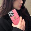 iphone17 ケース ロエベ  iphone16pro/16promaxケース カード収納 韓国 iphone15 ケース ハイ ブランド  iphone14 ケース レザー ブランド レディース iphone13/13pro ケース 大人可愛い