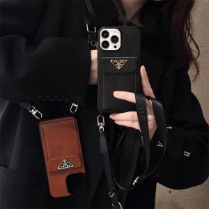 Alternative view of プラダ iphone17/17air/16/16plus ケース コピー スマホショルダー 人気ブランド メンズ iphone15/15pro ケース 背面 収納 ブランド prada スマホケース iphone14/13/12 ケース お揃い