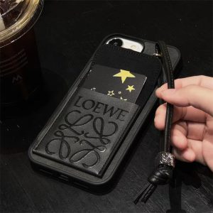 Alternative view of ロエベ iphone17/16e ケース コピー iphone16plus/15plus ケース ブランド メンズ loewe アナグラム iphone14/13 ケース ストラップ 付き iphone11/11pro ケース カード 収納 スマホケース おそろい
