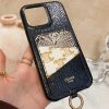 セリーヌ アイフォン17/17プロ ケース celine 風 スマホケース iphone17promaxケース 首掛け ブランド iphone16/15 ケース レザー ブランド iphone14/13pro ケース 背面 収納
