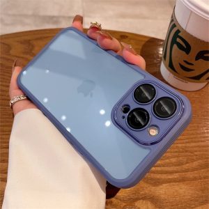 iphone16 クリア ケース iphone16pro ケース カメラ 保護 iphone15/15pro ディープ パープル に 合う ケース iphone14/13ケース 透明