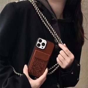 Alternative view of ロエベ 携帯 ケース ショルダー ハイ ブランド スマホ ショルダー メンズ おしゃれ loewe iphone16/16plus/15/15plus ケース 背面 収納 ブランド スマホショルダー ママ 人気  iphone17/17pro14/14pro ケース かわいい