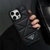 プラダ iphone ケース トップステッチ iphone17/17pro ケース おしゃれ メンズ prada携帯ケース iphone16/15/14ケース お揃い カップル iphoneカバー ブランド パロディ
