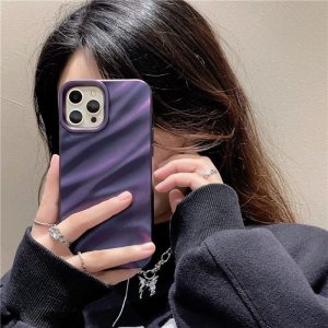 Alternative view of iphone16/16pro ケース 可愛い iphoneケース 衝撃に強い かわいい iphone14/13ケース 人気 女子 iphone15/15pro パープル に 合う ケース スマホケース 紫