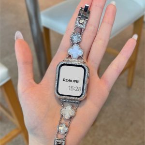 Alternative view of アップル ウォッチ カバー キラキラ ラインストーン apple watch ケース 高級 おしゃれ アイウォッチ 保護 カバー 40mm 41mm 45mm 49mm