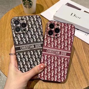 Alternative view of iphone17/17pro ケース dior 風 iphone ケース 大人 可愛い iphone16/15 ケース 人気 女子 iphone14pro/13pro ケース かわいい かっこいい iphoneケース レザー調
