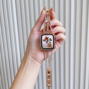 apple watch ブレスレット アップル ウォッチ バンド キラキラ apple watch バンド レディース アップル ウォッチ バンド かわいい  シルバー ピンク ゴールド