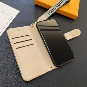 Alternative view of iphone ケース 手帳 型 ハイ ブランド Iphone17/17pro スマホケース 手帳型 ヴィトン風 グッチ スマホケース 手帳型 iphone16/15/14カバー ブランド 携帯 ケース gucci パロディ