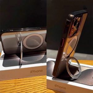 magsafe 対応 クリア ケース iphone17 ケース マグネット iphone17pro ブルー/ブラックチタニウム に 合う ケース iphone16/15 ケース クリア おしゃれ iphone14 ケース 立てられる