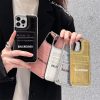 バレンシアガ iphone17/17pro ケース ストリート iphone16/16plus ケース 人気 ブランド balenciaga アイフォンケース iphone15/14 ケース 背面 収納 ブランド iphone13/12 ケース ハイ ブランド