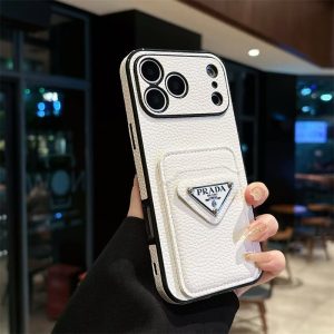 Alternative view of プラダ アイフォン 17/17pro ケース iphoneケース ハイブランド メンズ  prada iphone16/16promaxケース カード 収納 iphone15/15proケース 大人可愛い ブランド